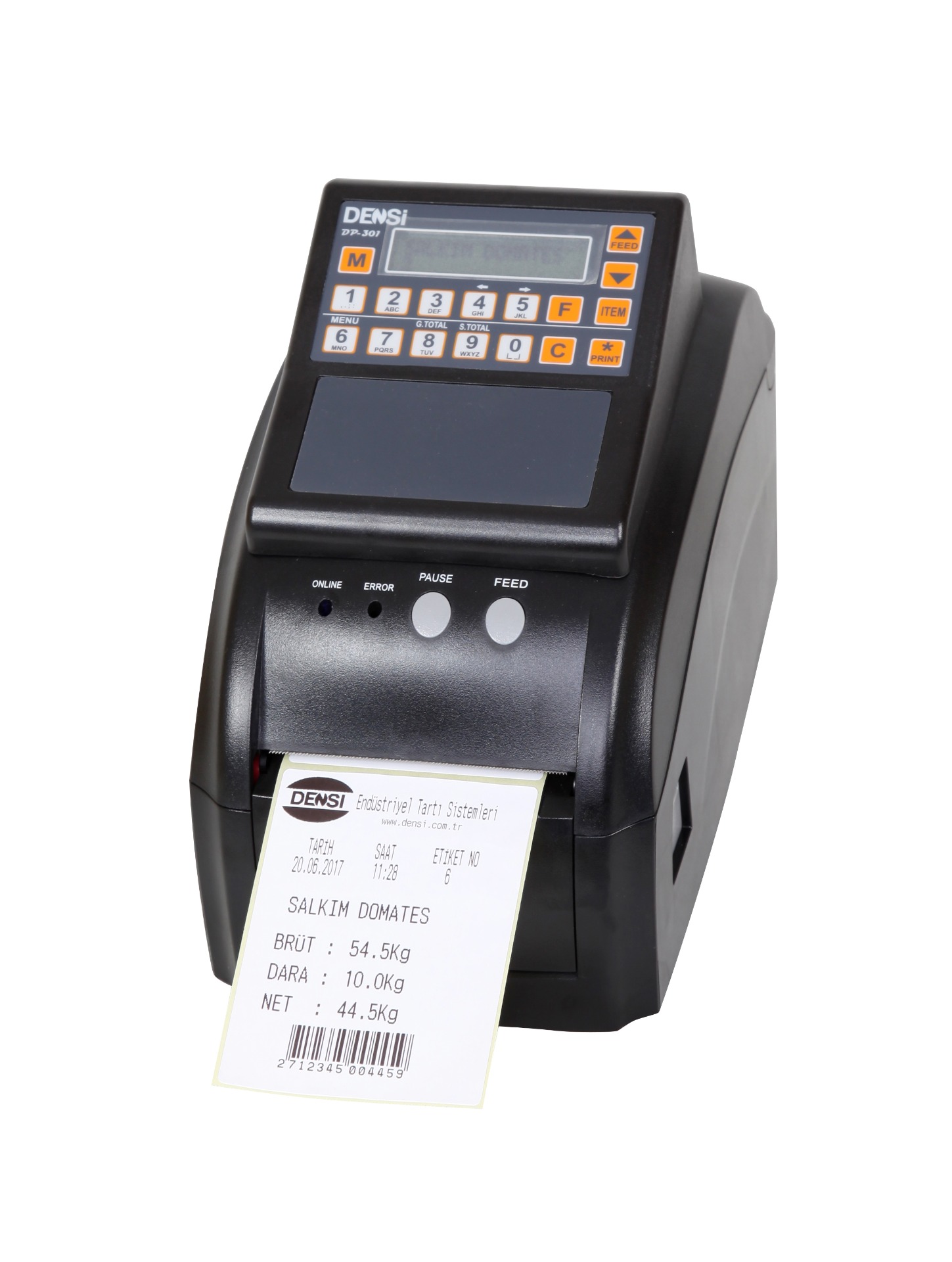 デイジーページ DP-301 Yapışkanlı Etiket ve Barkod Yazıcı
